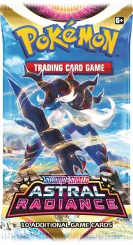 pokemon pokemon booster packs sword shield astral radiance booster pack hisuian samurott artwork