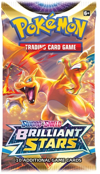 Sword & Shield - Brilliant Stars Booster Pack - Charizard Art