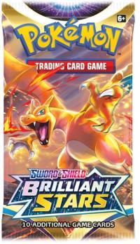 pokemon pokemon booster packs sword shield brilliant stars booster pack charizard art