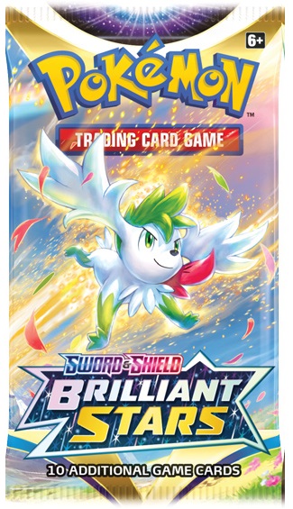 Sword & Shield - Brilliant Stars Booster Pack - Shaymin Art 