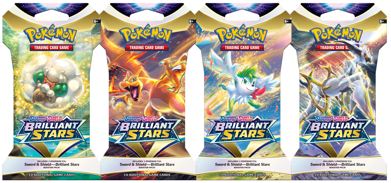 Sword & Shield Brilliant Stars Sleeved Booster Pack - One of each