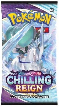 Sword & Shield - Chilling Reign Booster Pack - Ice Rider Calyrex Art