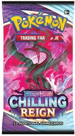 Sword & Shield - Chilling Reign Booster Pack - Moltres Art