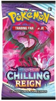 pokemon pokemon booster packs sword shield chilling reign booster pack moltres art