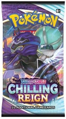 Sword & Shield - Chilling Reign Booster Pack - Shadow Rider Calyrex Art