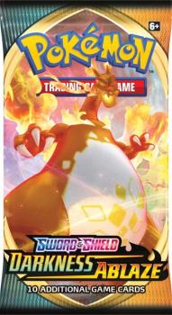 pokemon pokemon booster packs sword shield darkness ablaze booster pack random art