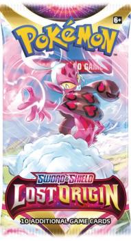 pokemon pokemon booster packs sword shield lost origin booster pack enamorus artwork