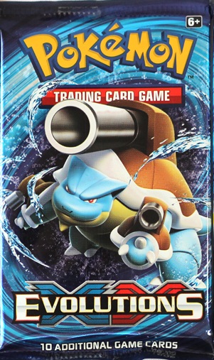 XY Evolutions Booster Pack - Blastoise Art