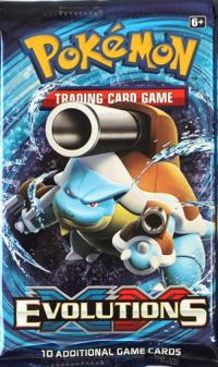 pokemon pokemon booster packs xy evolutions booster pack blastoise art