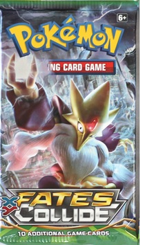 XY Fates Collide Booster Pack - Alakazam Art