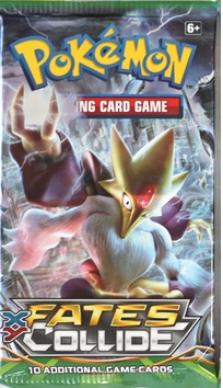 XY Fates Collide Booster Pack - Alakazam Art