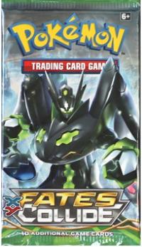 pokemon pokemon booster packs xy fates collide booster pack zygarde art