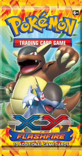 XY Flashfire Booster Pack - Kangaskhan Art