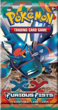 pokemon pokemon booster packs xy furious fists booster pack heracross art