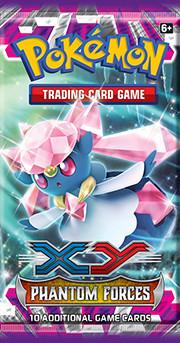 pokemon pokemon booster packs xy phantom forces booster pack diancie art