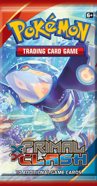 XY Primal Clash Booster Pack - Kyogre Art
