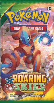 pokemon pokemon booster packs xy roaring skies booster pack deoxys art