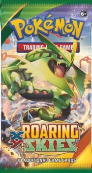 pokemon pokemon booster packs xy roaring skies booster pack rayquaza art