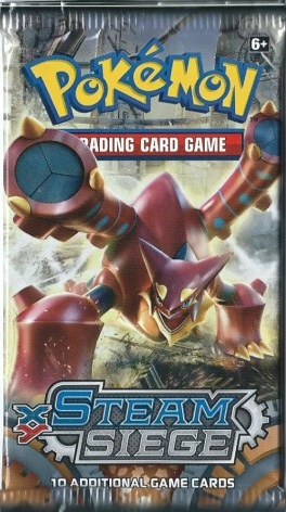 XY Steam Siege Booster Pack - Volcanion Art