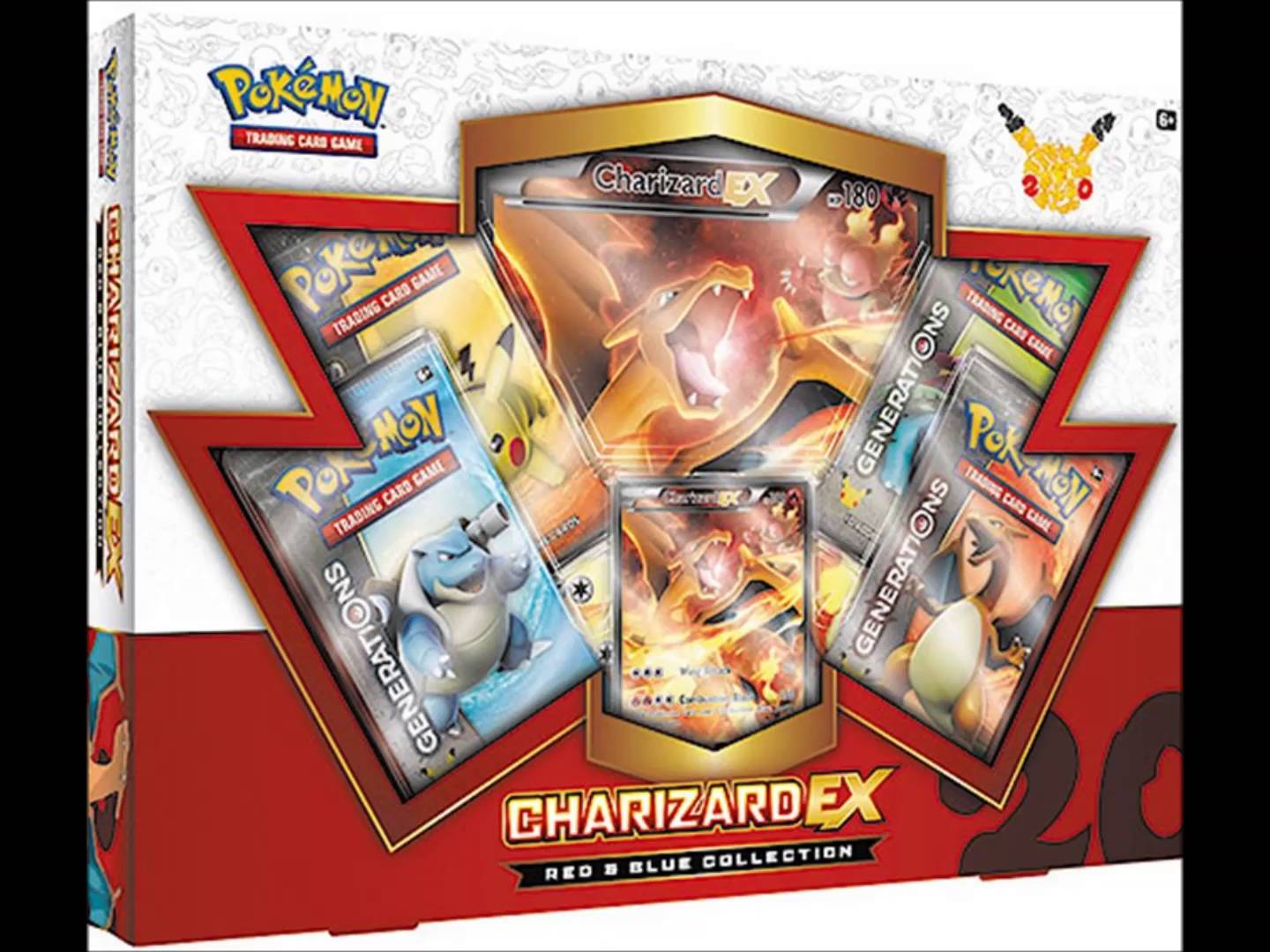 XY - Charizard EX Red & Blue Collection Box