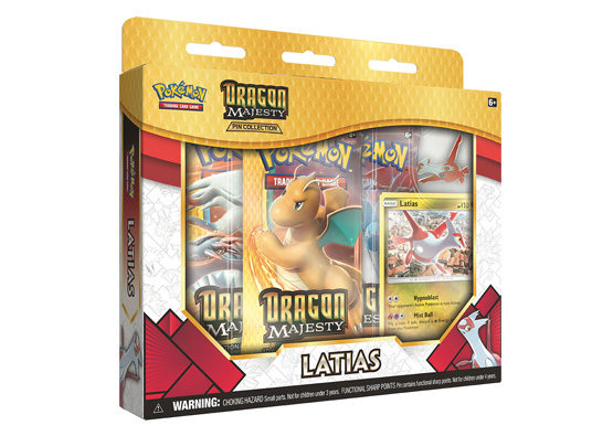 Dragon Majesty Latias Pin Collection Box