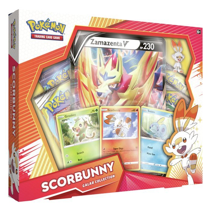 Sword & Shield - Galar Collection Scorbunny - with Zamazenta V