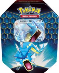 pokemon pokemon tins hidden fates 2020 gyarados gx tin