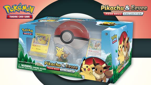 Sun & Moon - Pikachu & Eevee Poké Ball Collection Box