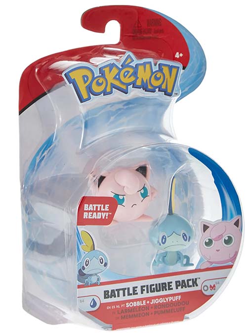 Pokemon Battle Figure Pack - Sobble and Jigglypuff