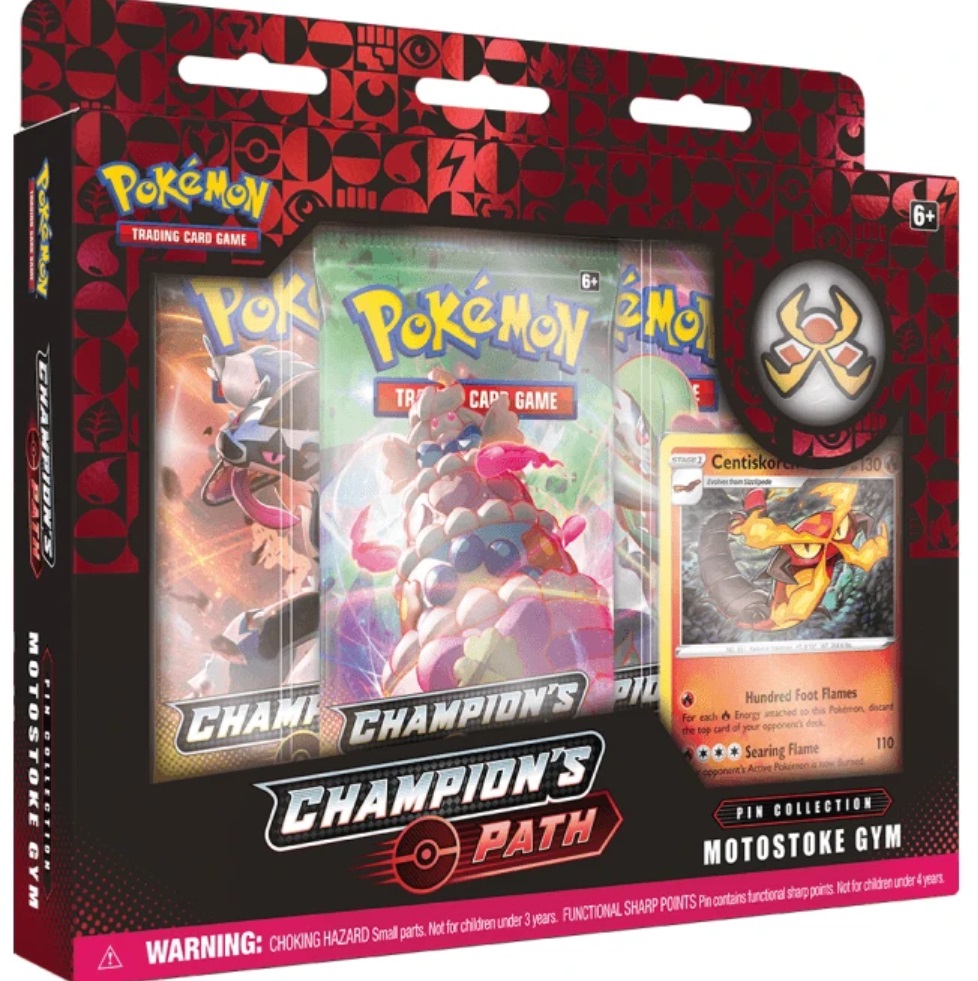 Champions Path - Motostoke Gym Pin Collection Box