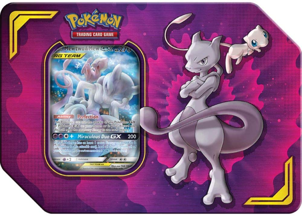 2019 Mew & Mewtwo Tin