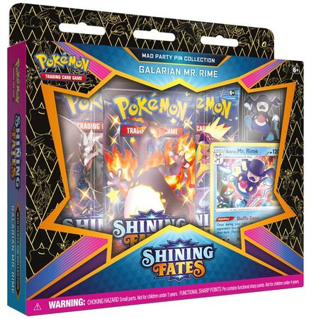 Shining Fates - Galarian Mr. Rime Mad Party Pin Collection Box