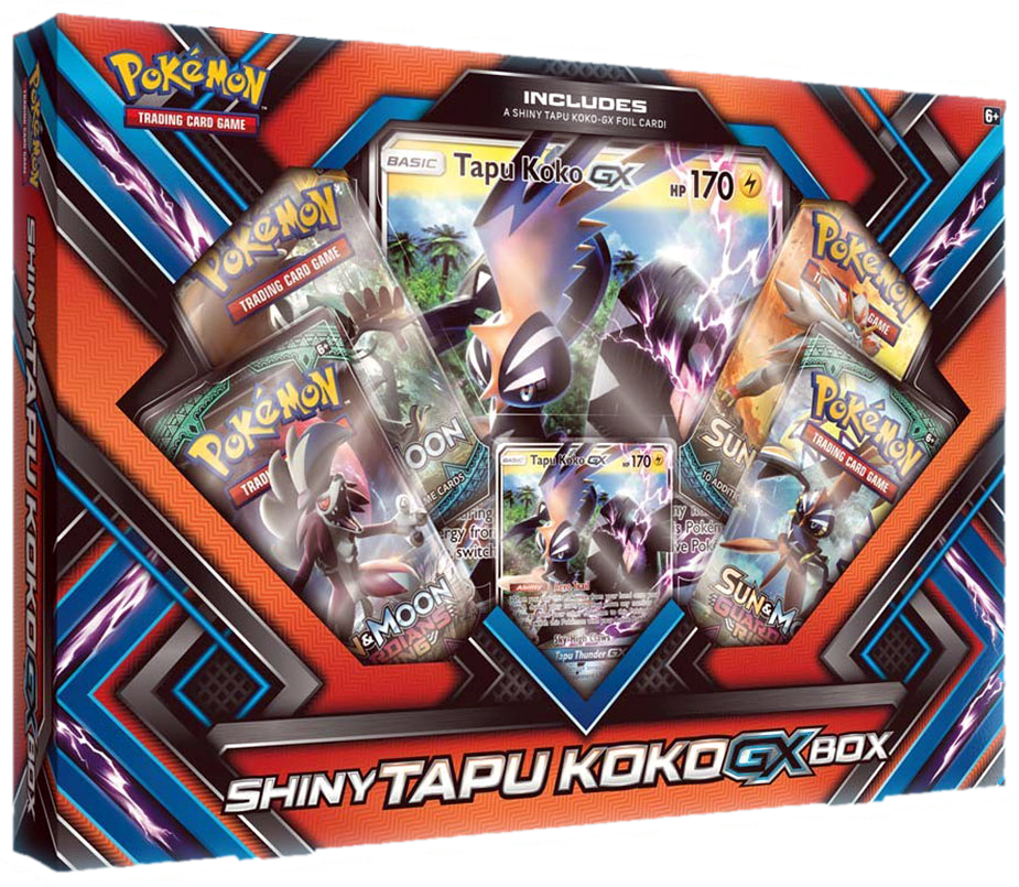 Sun & Moon - Shiny Tapu Koko GX Collection Box