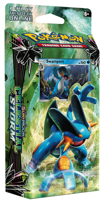 Sun & Moon Celestial Storm Hydro Fury Theme Deck