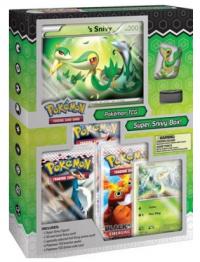 pokemon pokemon collection boxes black white snivy collection box