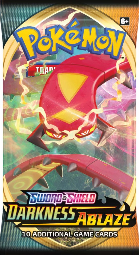 Sword & Shield - Darkness Ablaze Booster Pack - Centiskorch Art