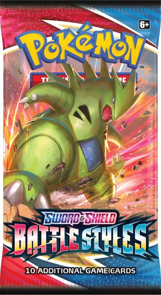 Sword & Shield - Battle Styles Booster Pack - Tyranitar Art