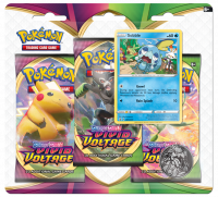 pokemon pokemon 1 pack 3 packs blister sword shield vivid voltage 3 pack blister sobble