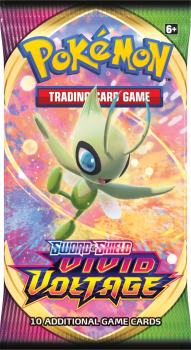 pokemon pokemon booster packs sword shield vivid voltage booster pack celebi art