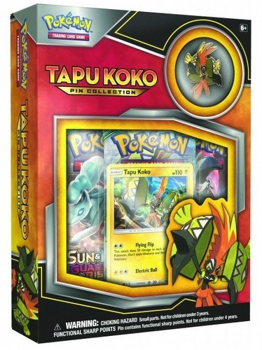 Sun & Moon - Tapu Koko Pin Collection Box