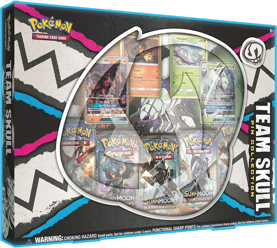 Sun & Moon - Team Skull Pin Collection Box