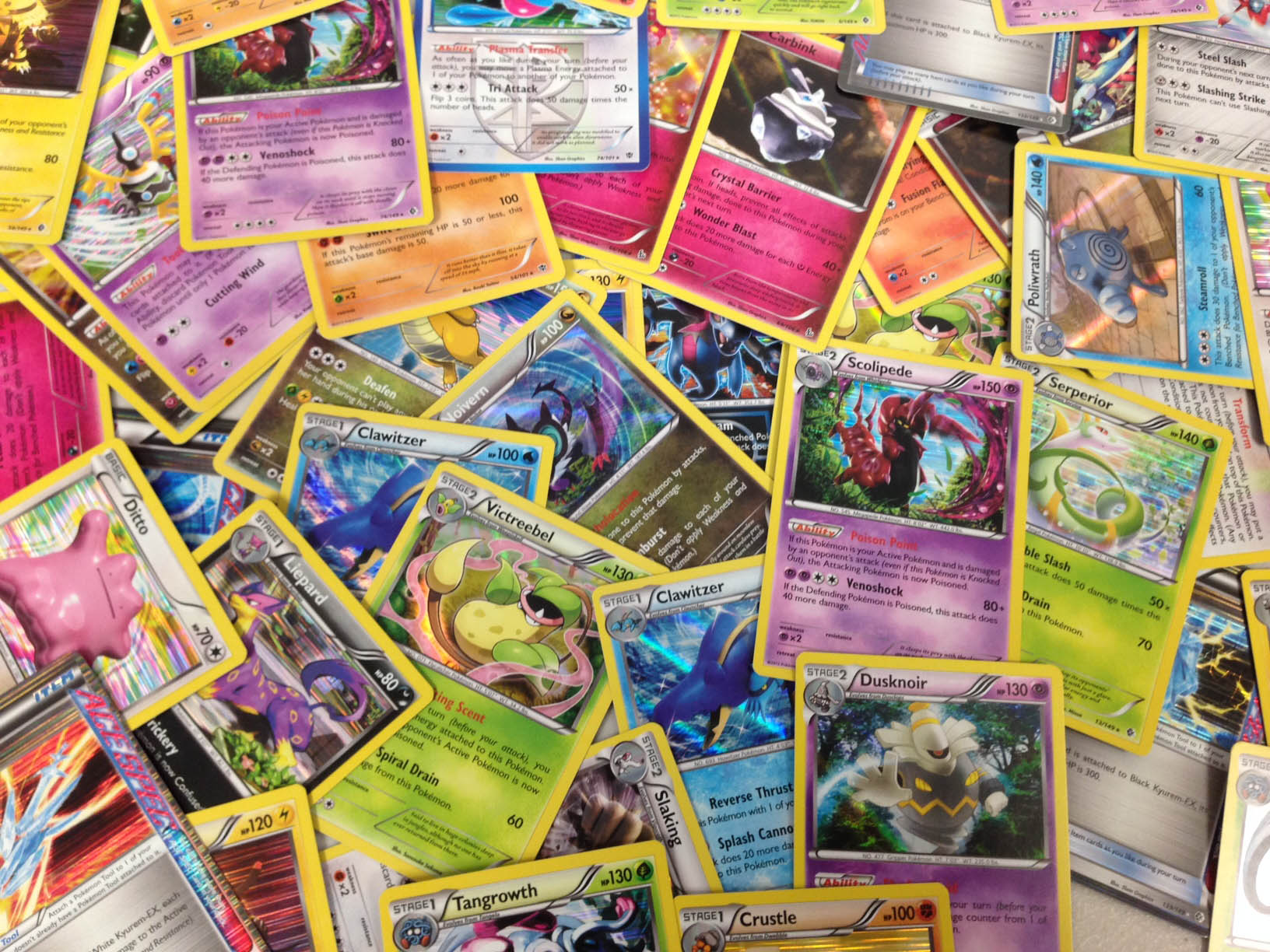 Random Black Star Rare Pokemon Card