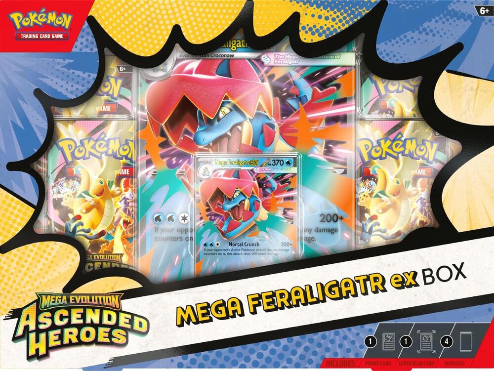 Ascended Heroes - Mega Feraligatr  EX Box