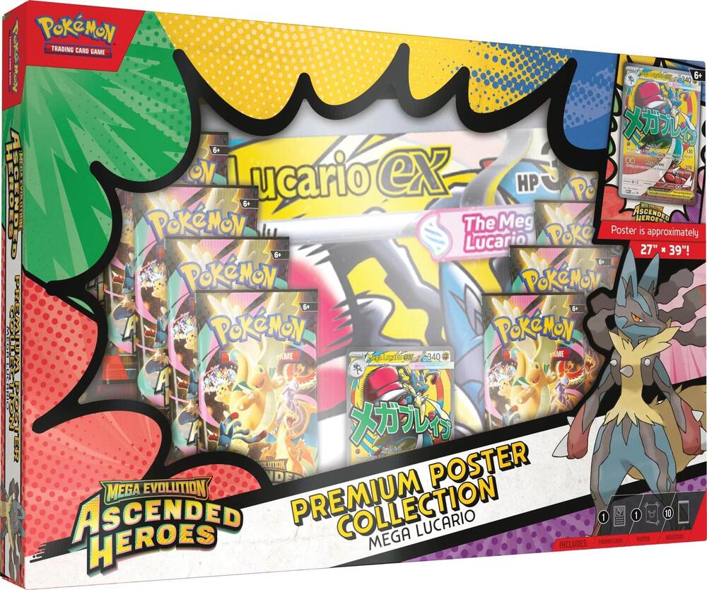 Ascended Heroes - Premium Poster Collection -  Mega Lucario