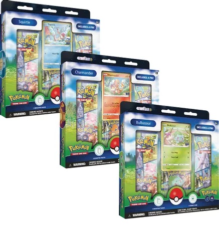 Pokemon GO Pin Collection - Set of 3