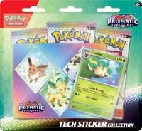 pokemon pokemon collection boxes prismatic evolutions tech sticker collection leafeon