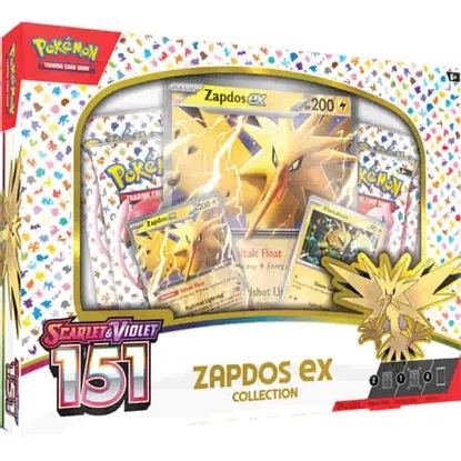 Scarlet and Violet 151 - Zapdos EX Collection Box
