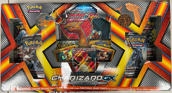 Sun & Moon Charizard GX Premium Collection Box (Damaged box)