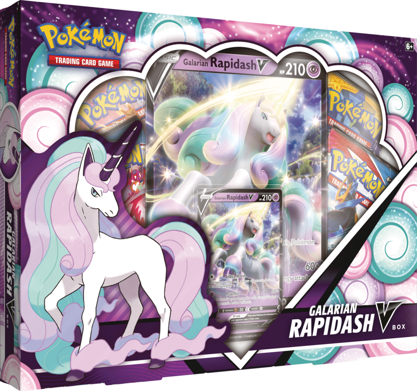 Sword & Shield - Galarian Rapidash V Collection Box 