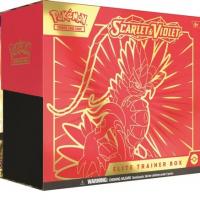 pokemon pokemon elite trainer box scarlet violet elite trainer box koraidon artwork preorder 3 31 2023